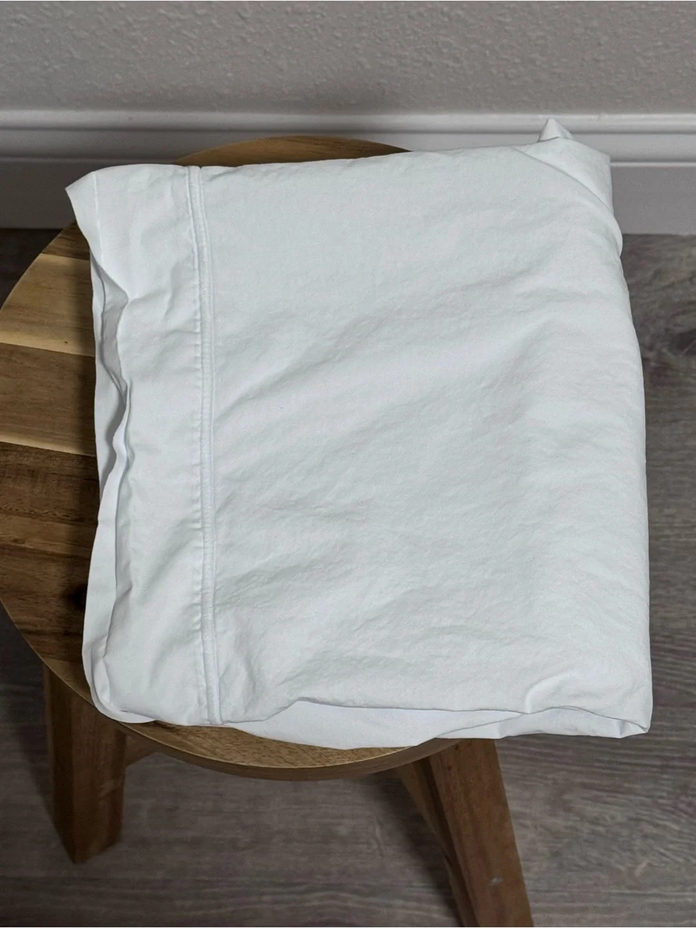 Frette One Bourdon White King Pillowcase Pair - Made in Portugal